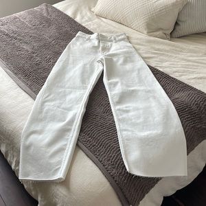 Zara Sailor pants- white - size 4